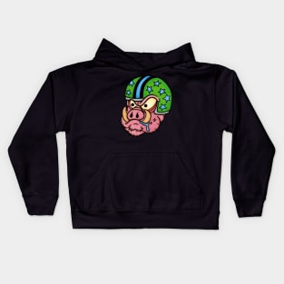 Bubble Gum Pig Kids Hoodie